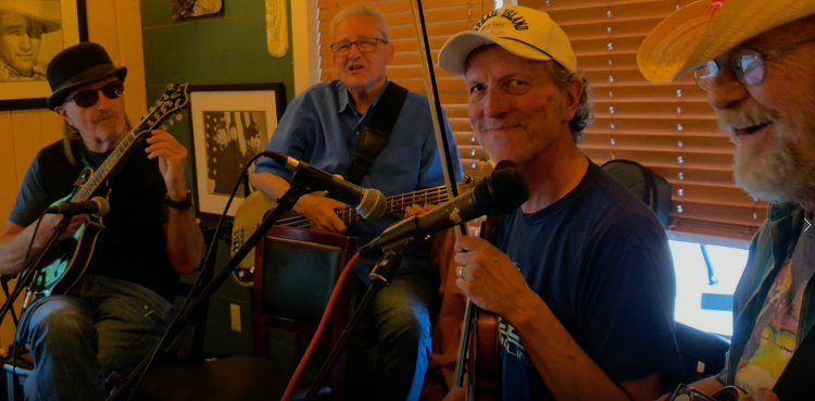 Allan Johnson, fiddle player exreaordinairetearing it up with the David Wiseman band